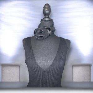 Vintage 90s Black Silk/Satin Weave Scarf Sz 54”X10”